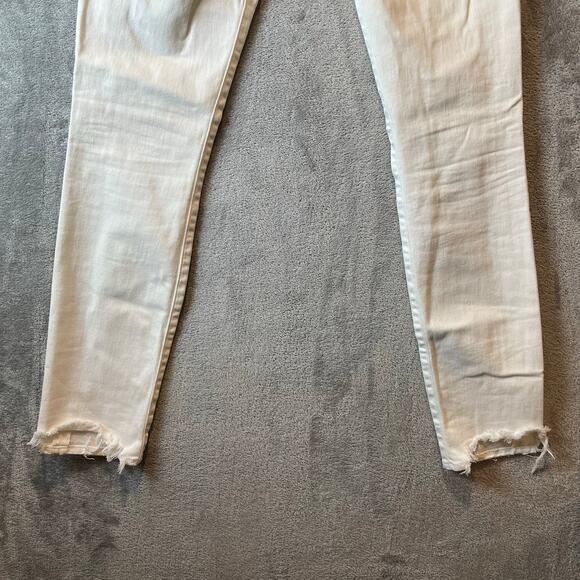 R13 Allison‎ Skinny Jeans Garret White Size 28 Distressed - Picture 3 of 9